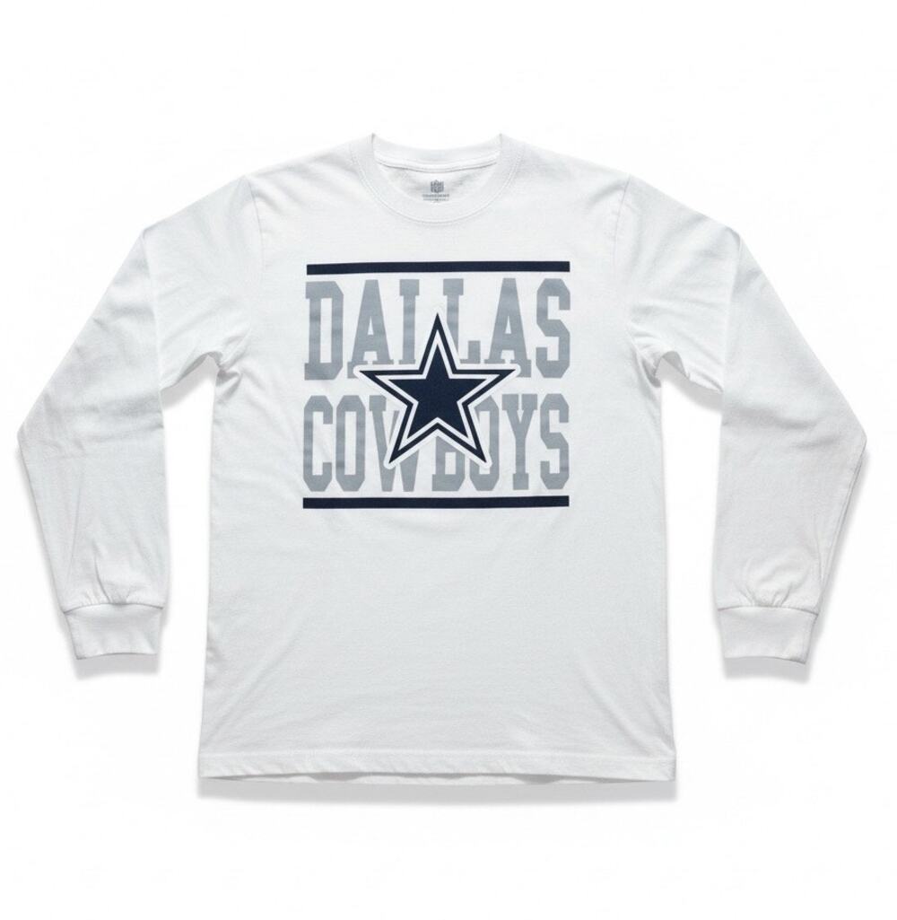Dallas Cowboys Long Sleeve Shirt (Youth Large 10-12)